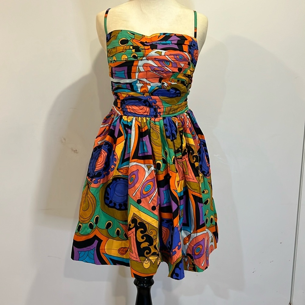 S/W/F Multicolor mini dress - size small